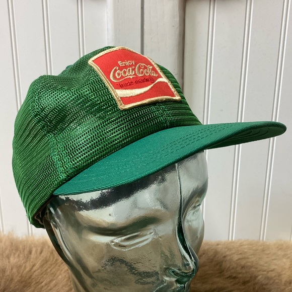 Coca Cola Other - 80s Coca Cola Soda Hat Vintage Snap Back